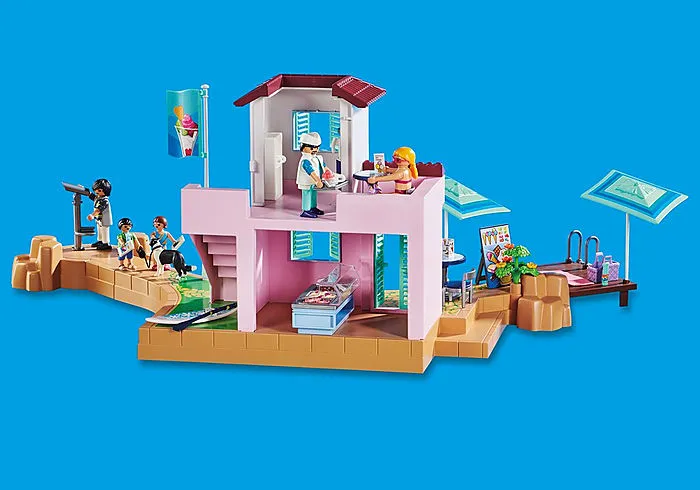 Playmobil Family Fun Waterfront Ice Cream Shop