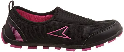 Power Women's Seattle Black Walking Shoes-5 (5396134)