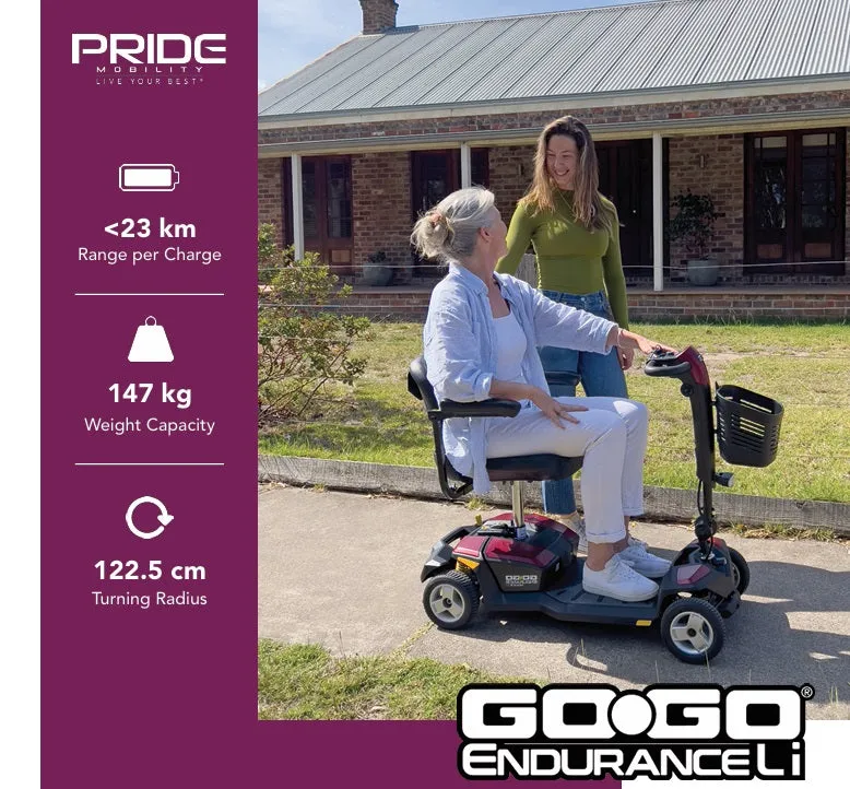 Pride Go Go Endurance Li - Scooters