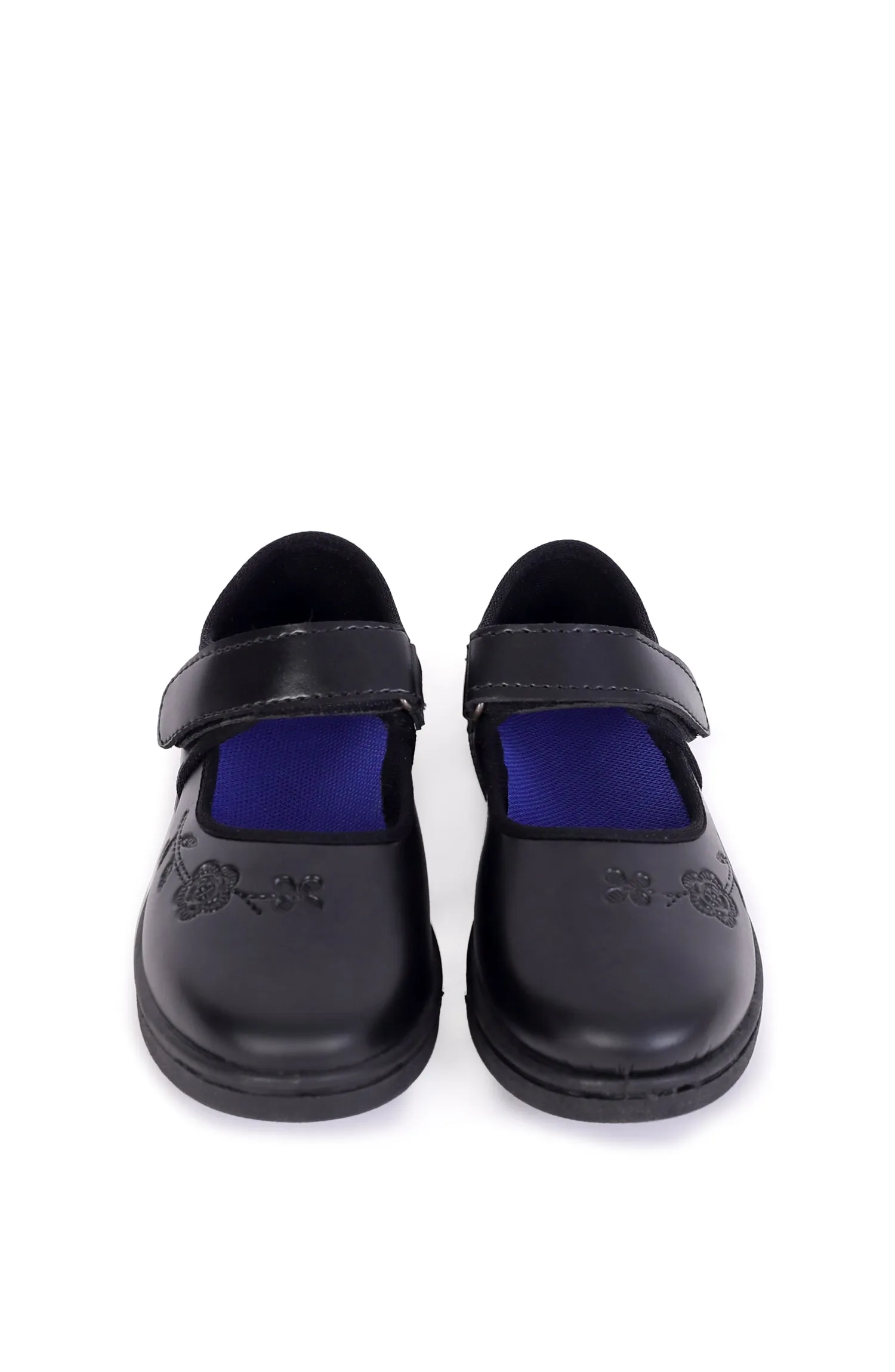 PVC Sole Synthetic Leather School Shoes For Girls