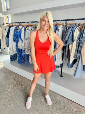 Red Athletic Dress