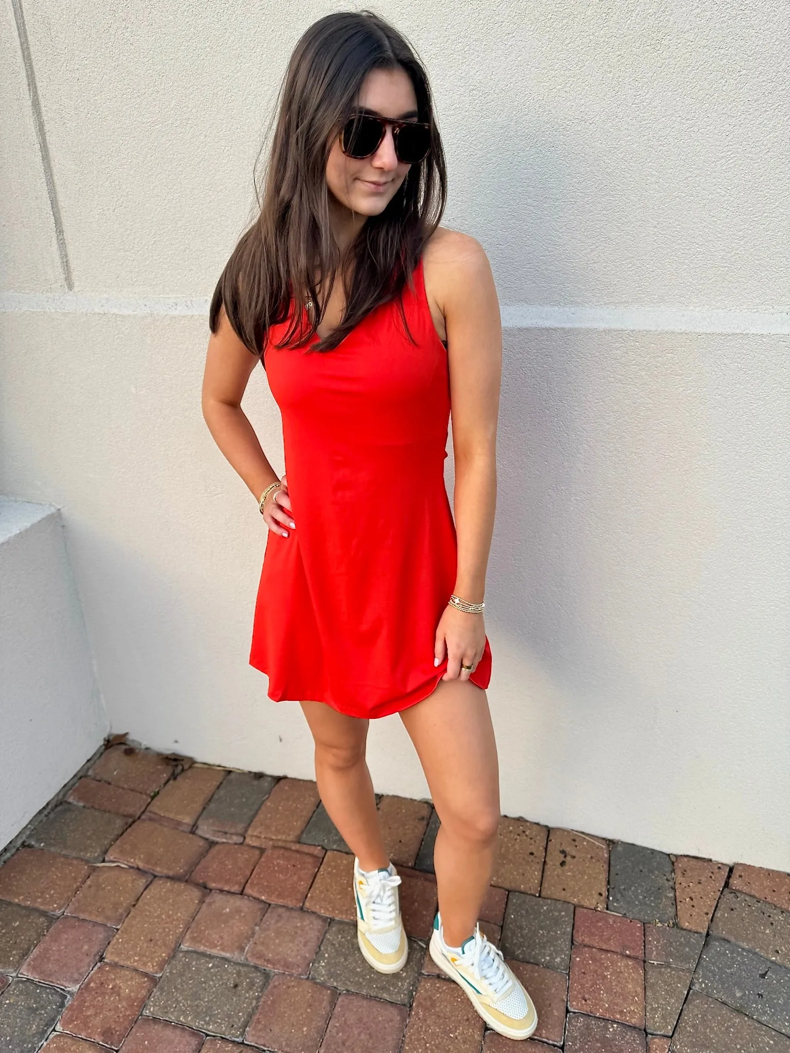 Red Athletic Dress