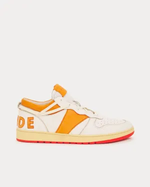 Rhecess White / Orange Low Top Sneakers