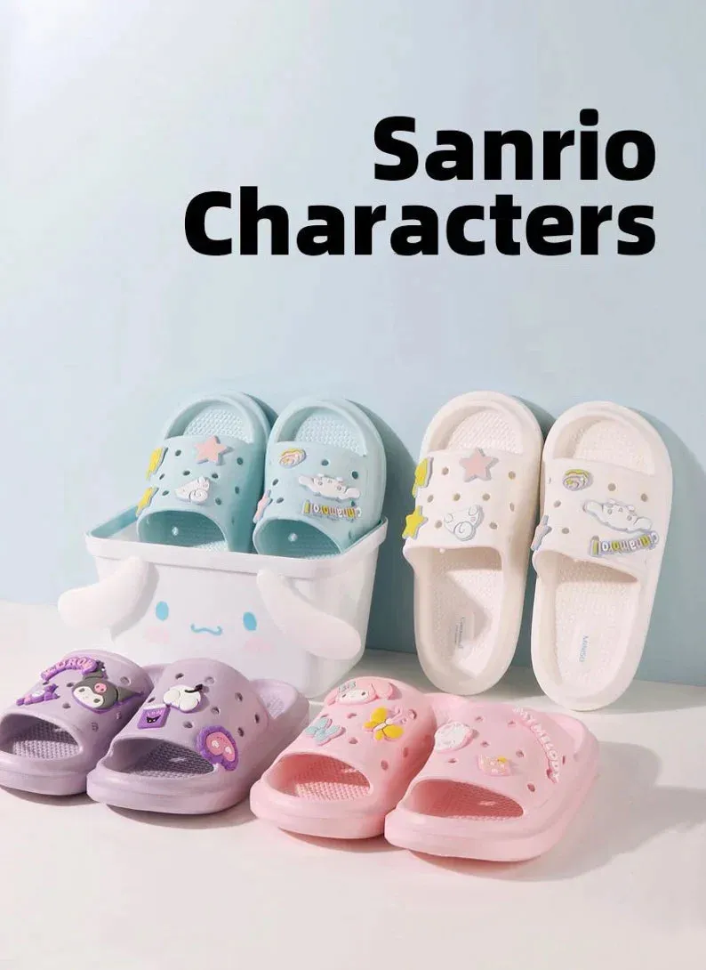 Sanrio x Miniso Kuromi Purple DIY Female Slippers