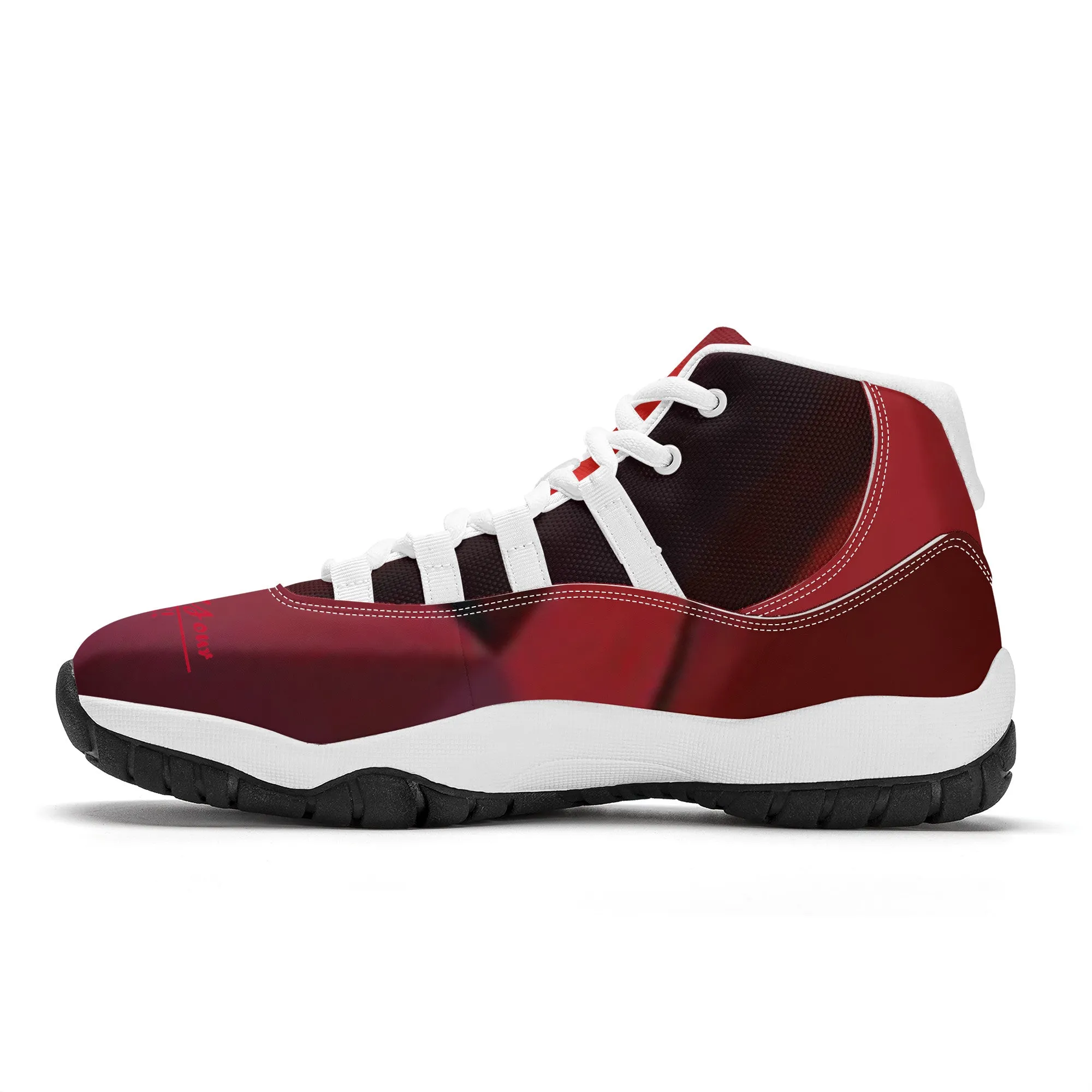 SF_S38 High Top Air Retro Sneakers - White