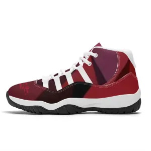SF_S38 High Top Air Retro Sneakers - White