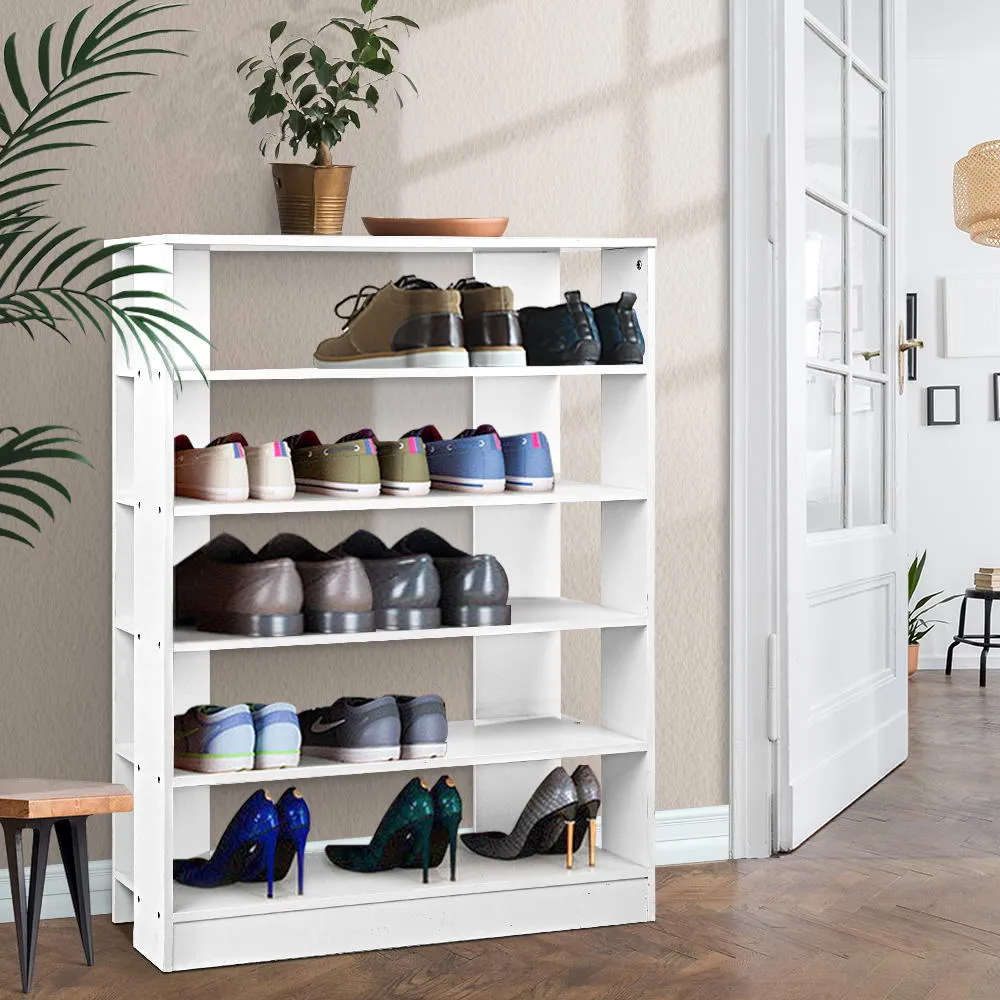 Shoe Rack Cabinet 6-Tier White