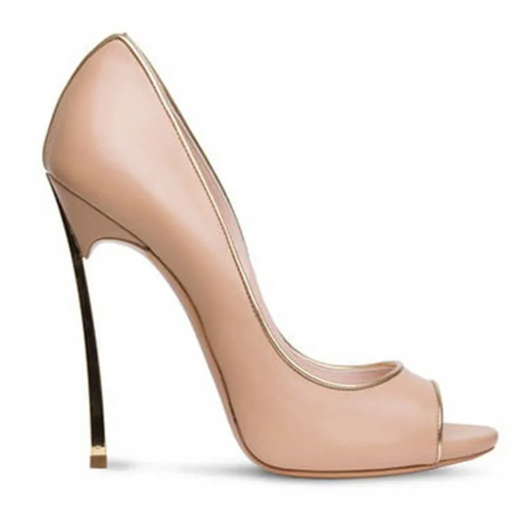Slip-On Peep Open Toe Sandals