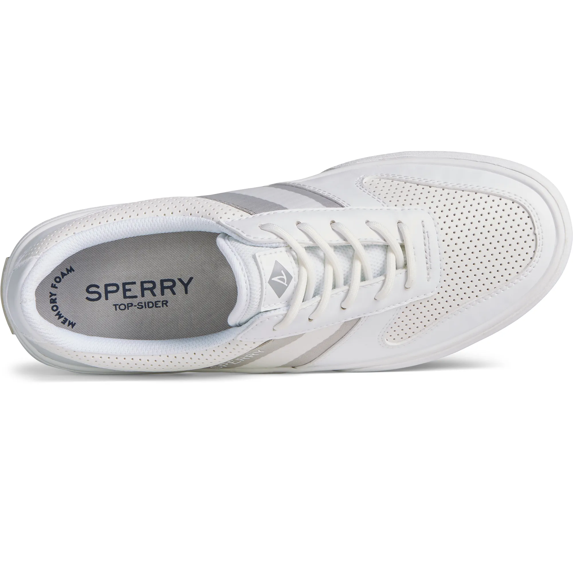 Sperry Men's Halyard Retro Sneakers - White (STS24067)