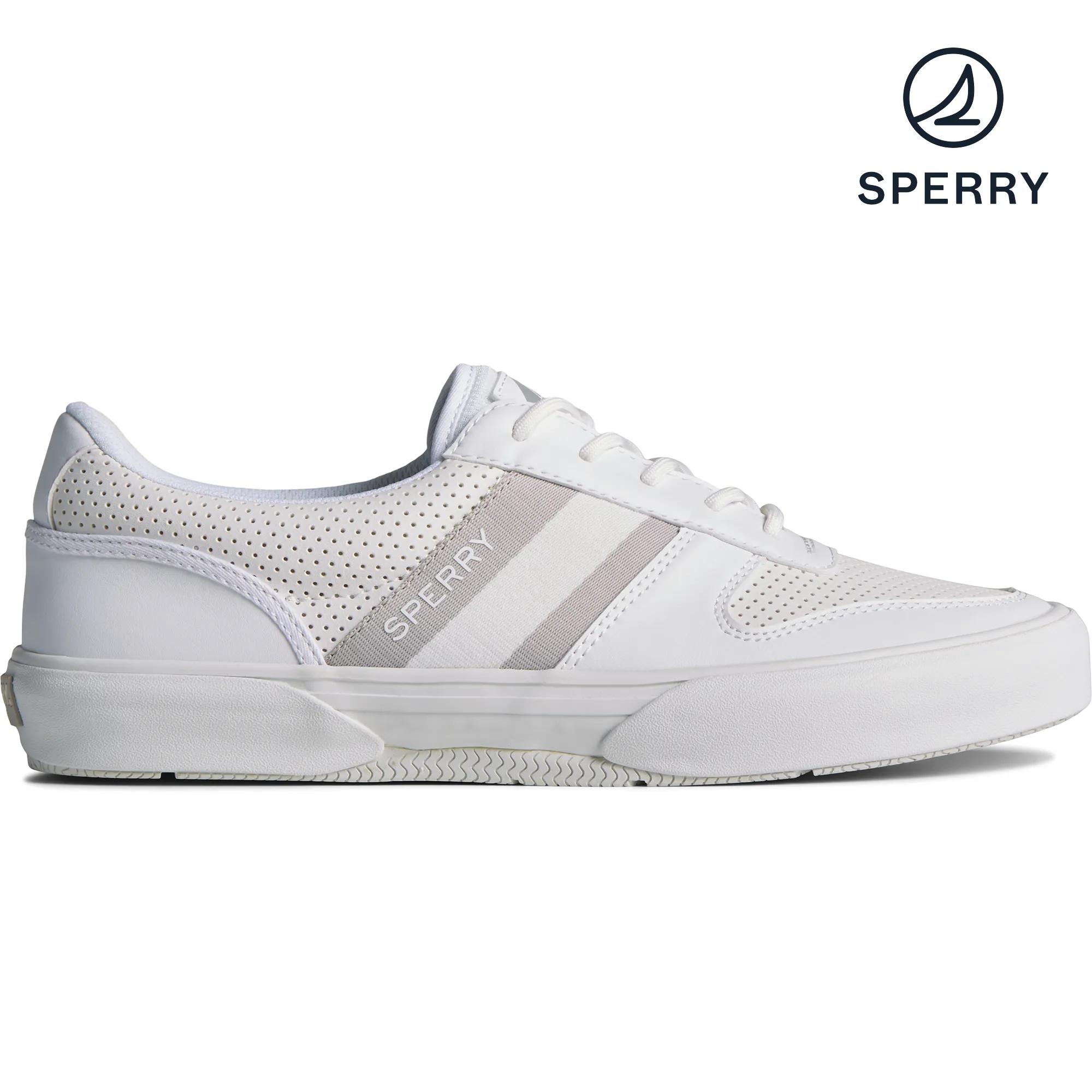 Sperry Men's Halyard Retro Sneakers - White (STS24067)