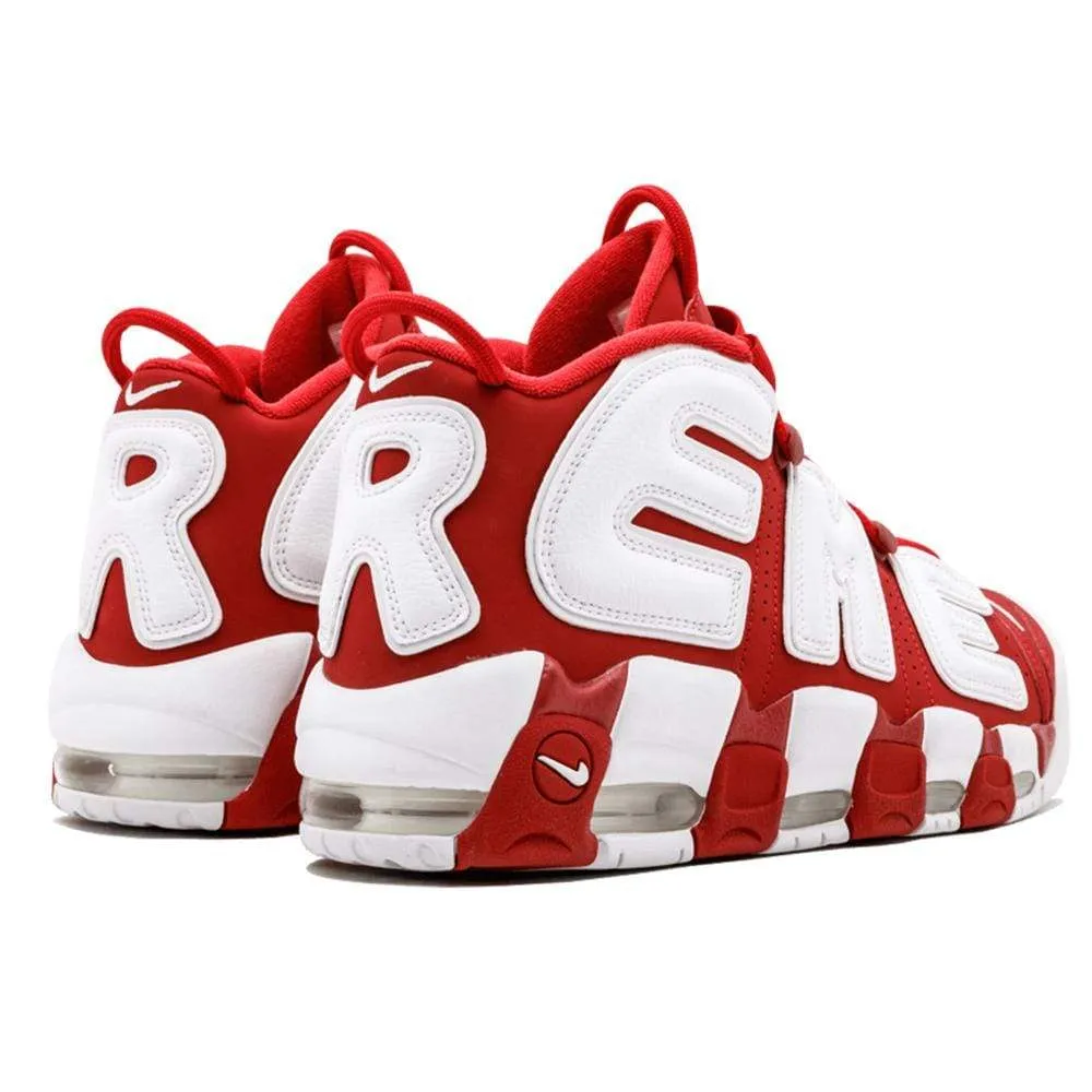 Supreme X Nike Air More Uptempo "Varsity Red"