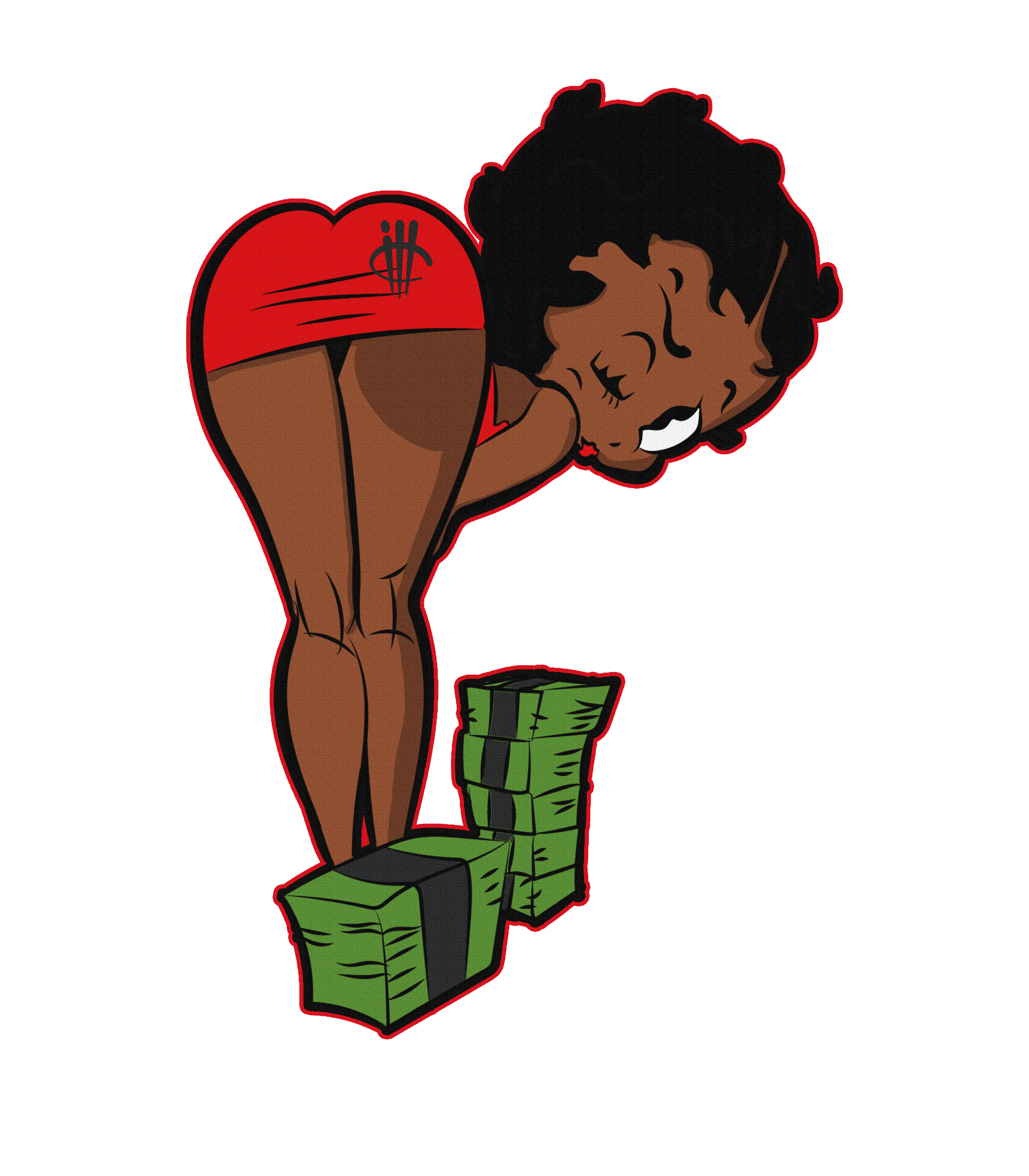 The Air Jordan 6 “Red Oreo” | ILLCURRENCY Black T-Shirt (BOO)