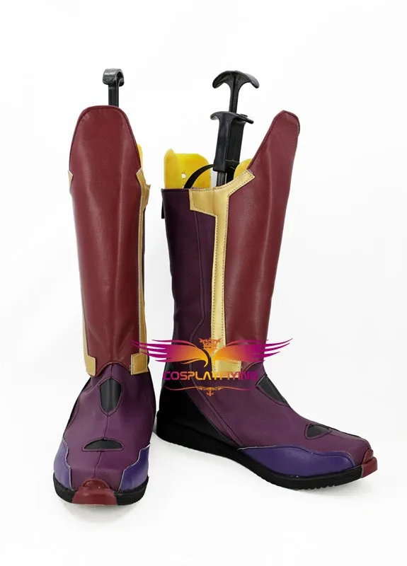 The Avengers Vision Cosplay Shoes Boots Custom Made for Adult Men and Women