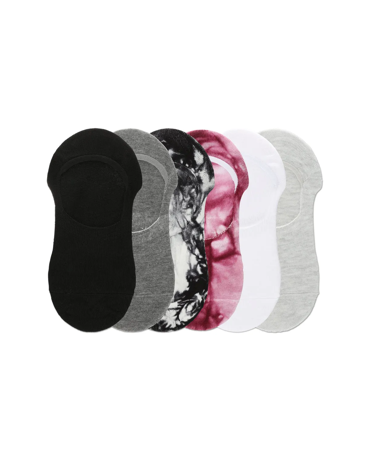 Tie Dye Highcut Liner Sock 6 Pair Pack