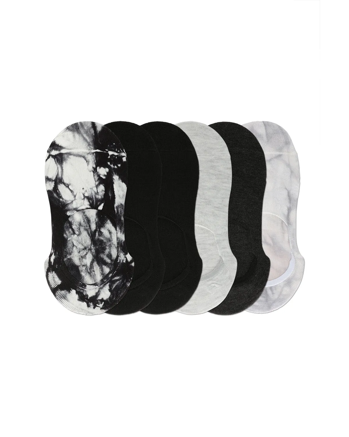 Tie Dye Highcut Liner Sock 6 Pair Pack