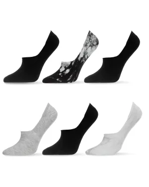 Tie Dye Highcut Liner Sock 6 Pair Pack