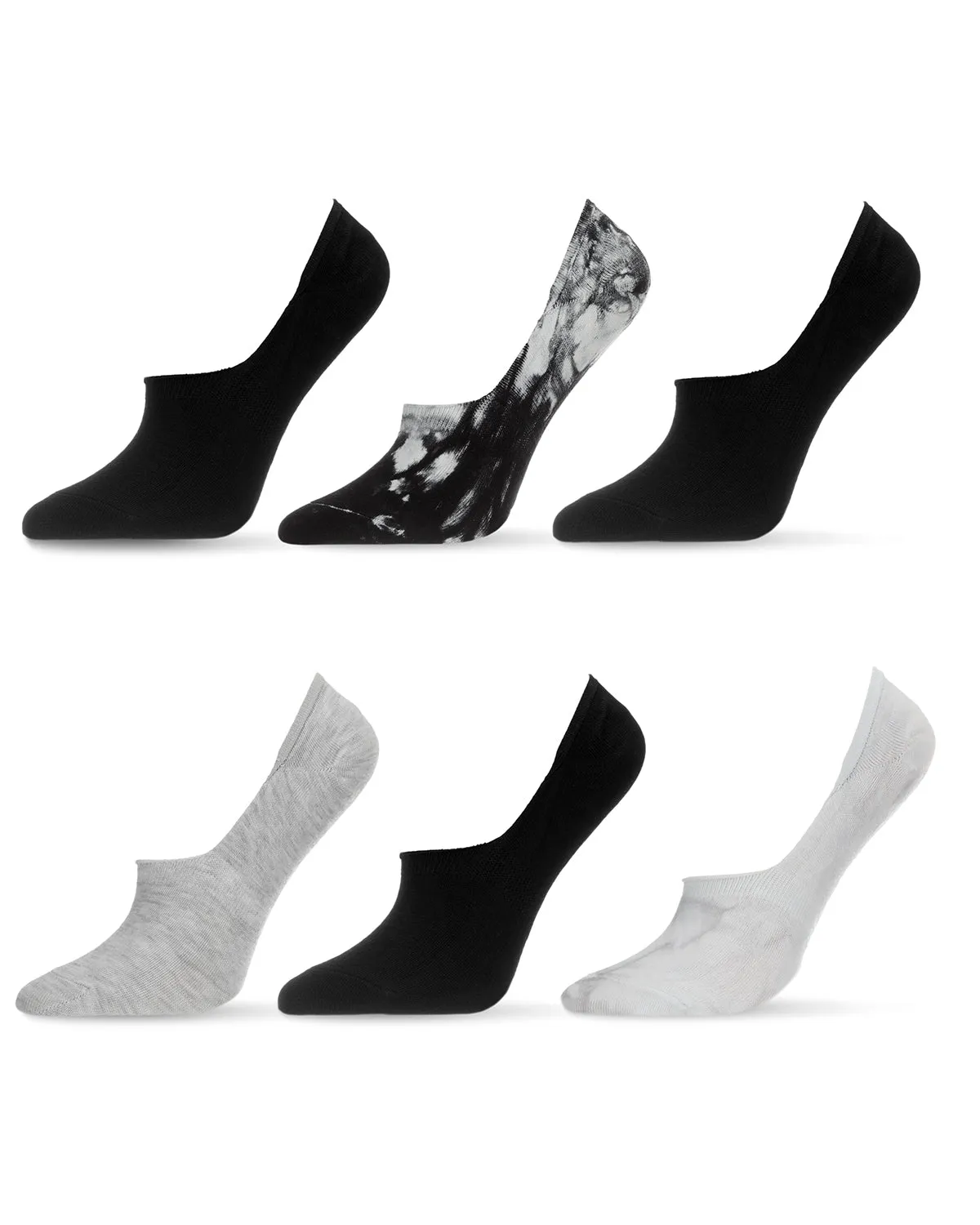 Tie Dye Highcut Liner Sock 6 Pair Pack