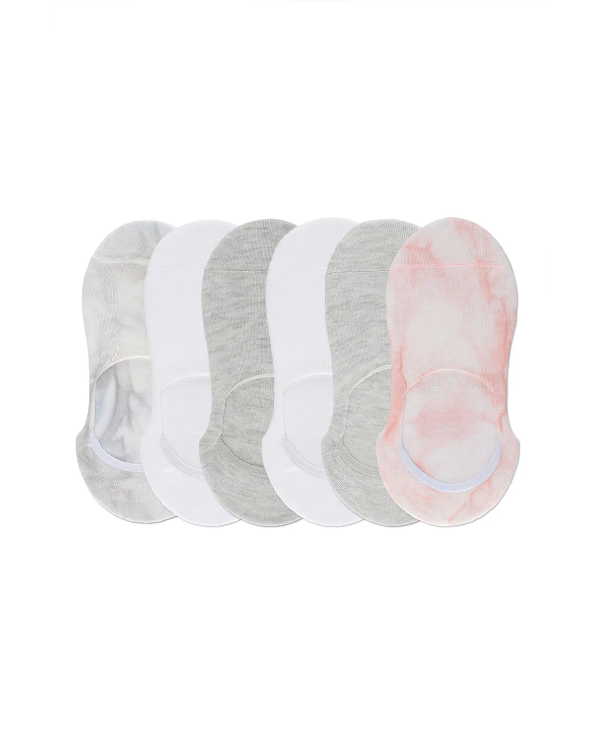 Tie Dye Highcut Liner Sock 6 Pair Pack