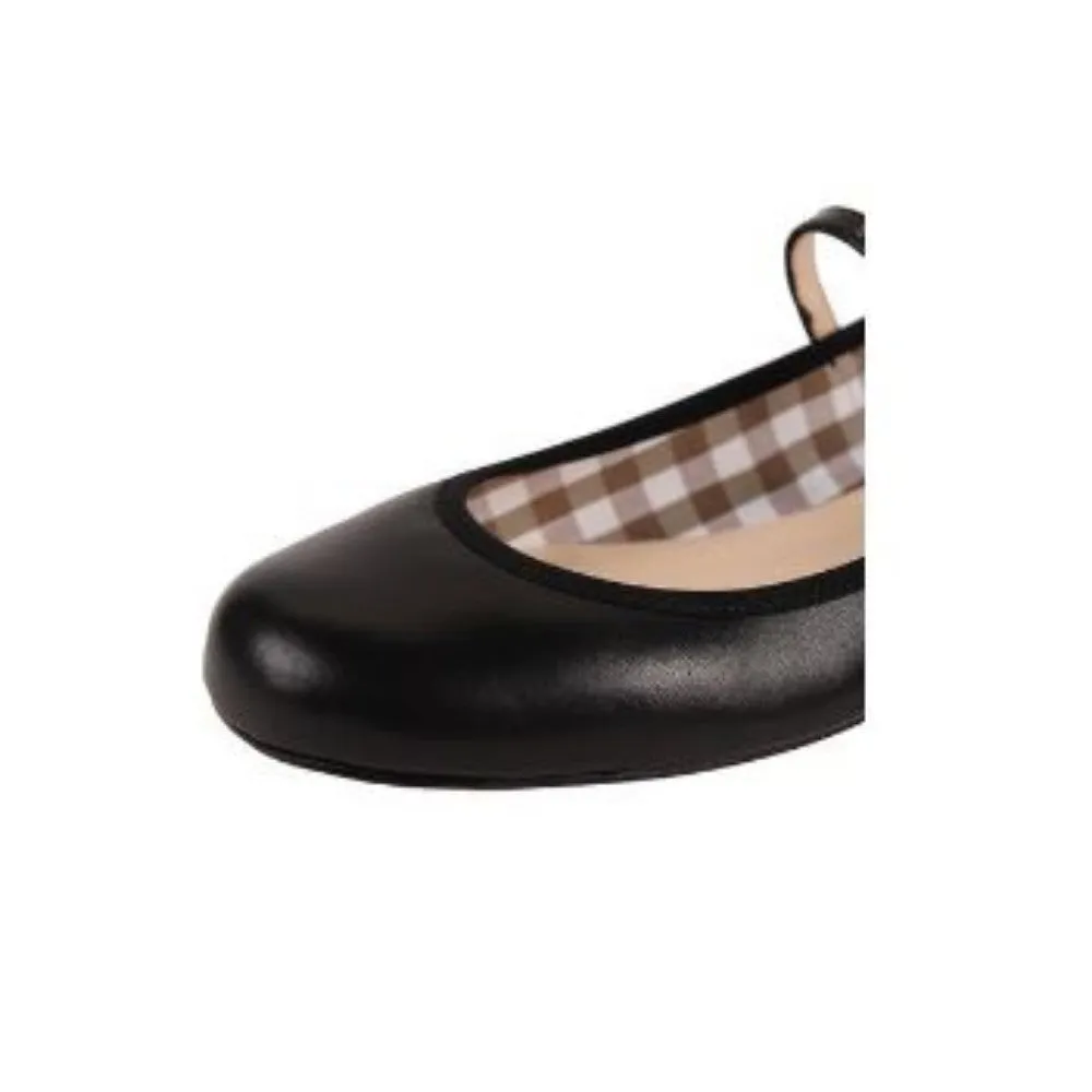 Urban Black Jon Josef Leather Flat