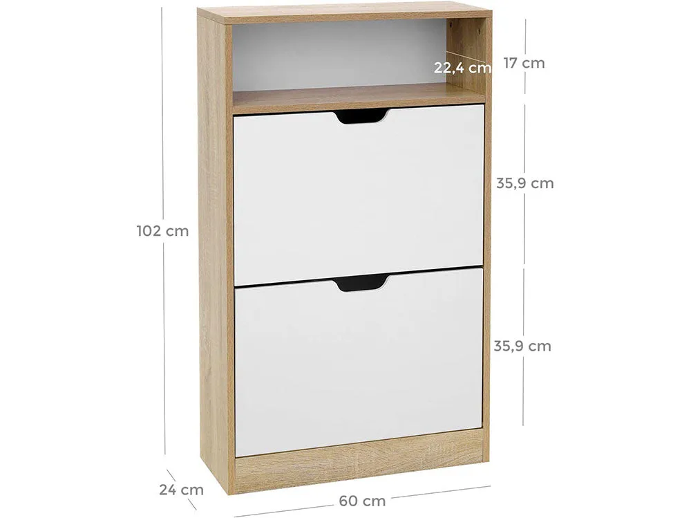 VASAGLE Shoe Cabinet: Shoe Rack Organizer