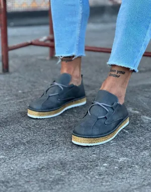 WG015 Gray Men's Casual Shoes