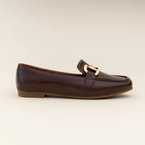 Women Brown Flat Ballet
