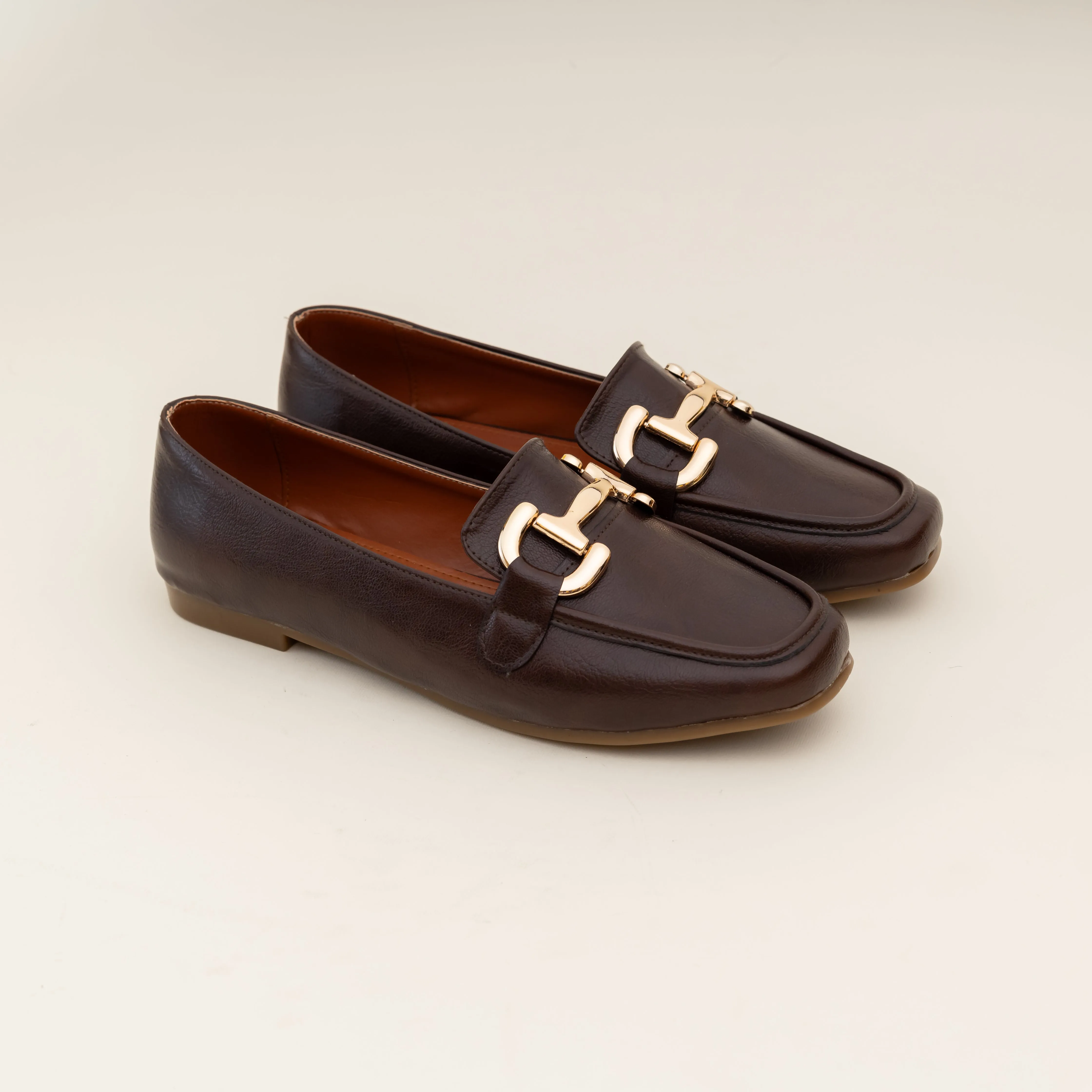 Women Brown Flat Ballet