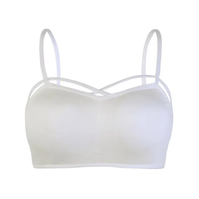Women Cut Out Crop Top