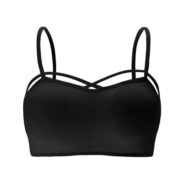 Women Cut Out Crop Top