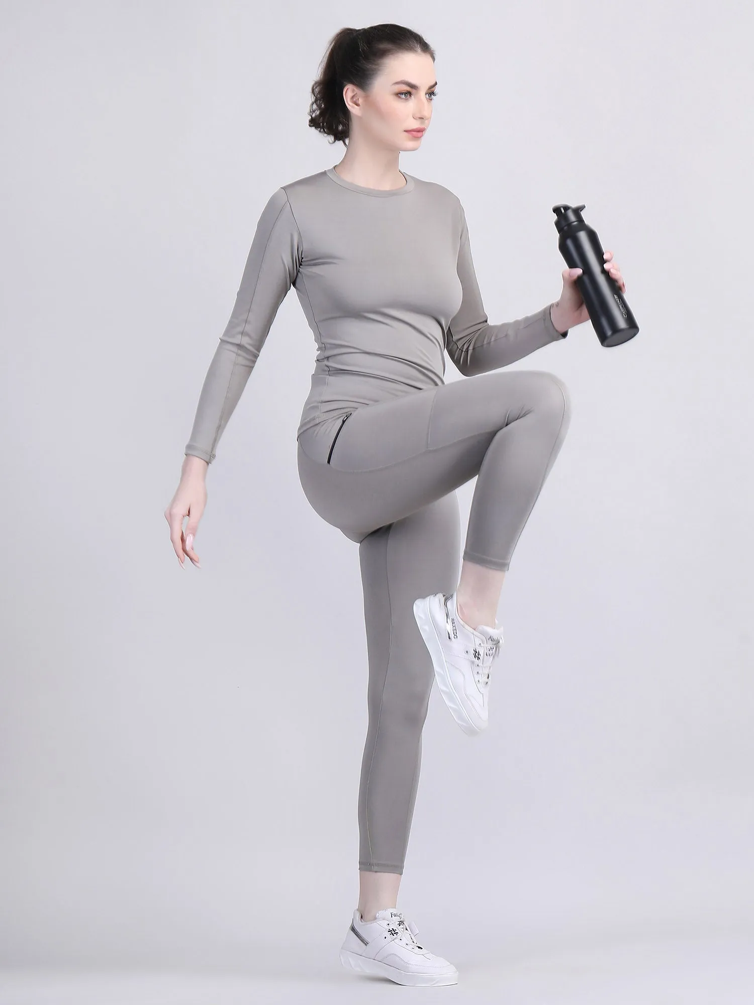 Women sporty co ord set - compression Set