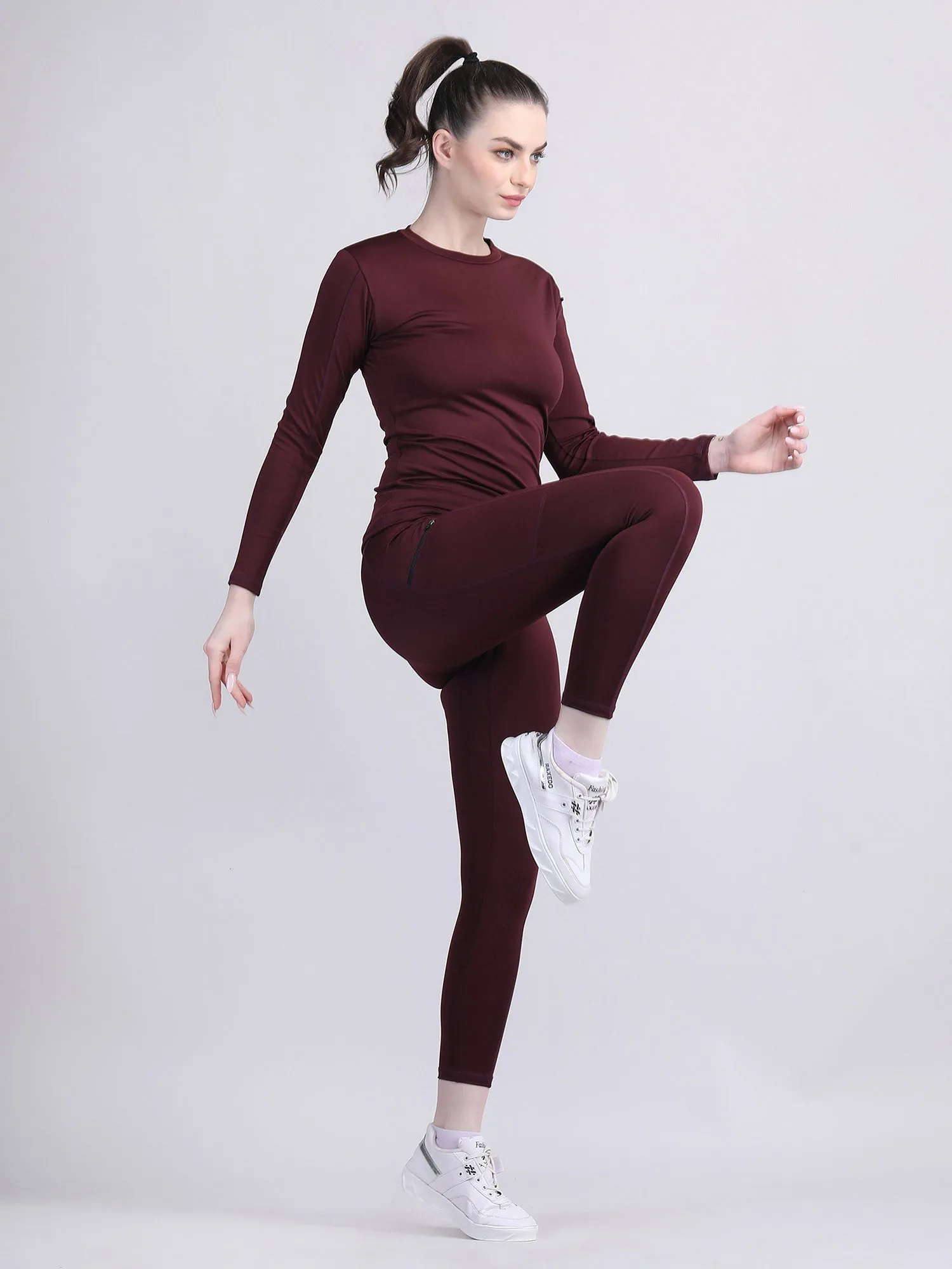 Women sporty co ord set - compression Set