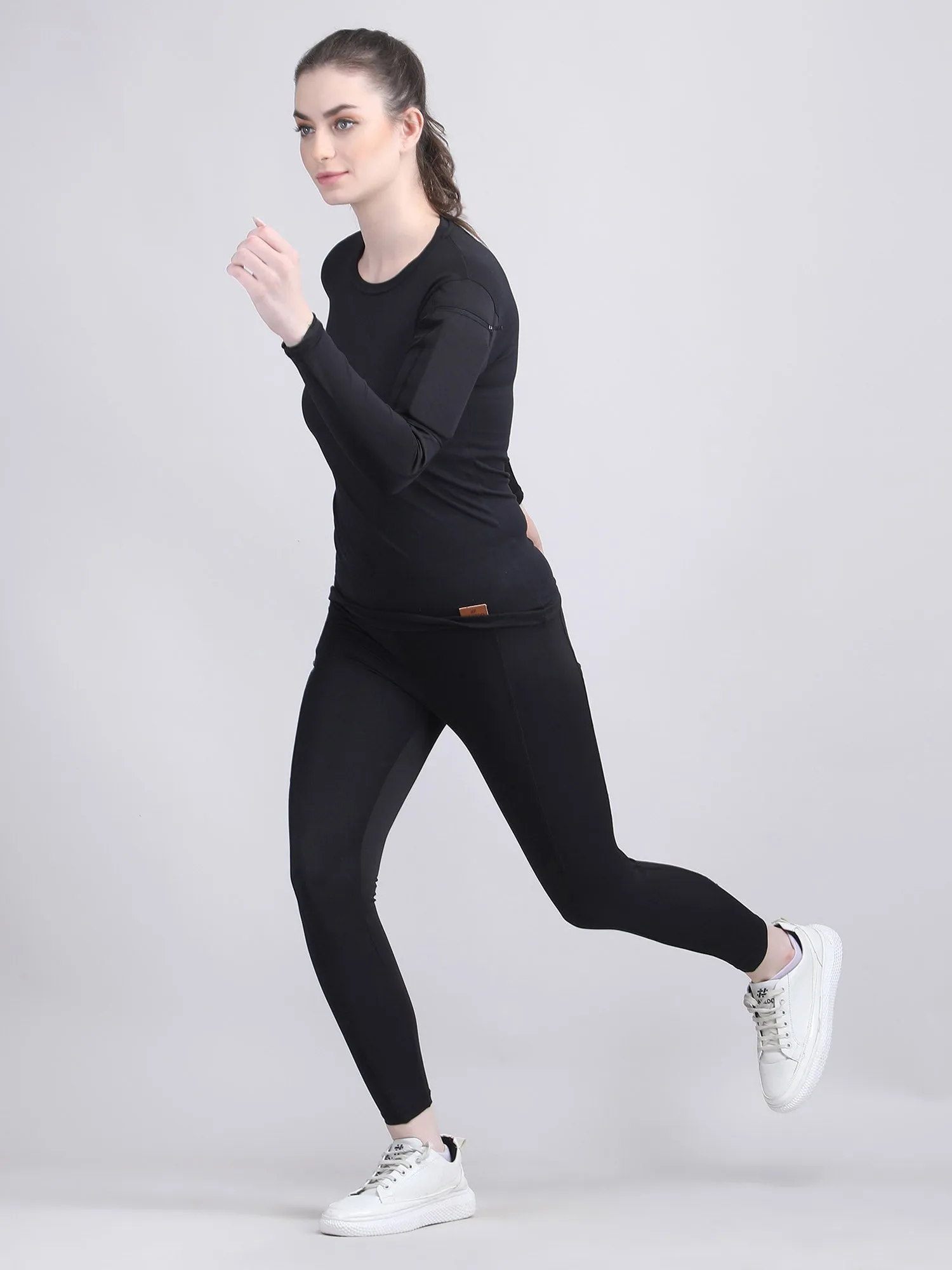 Women sporty co ord set - compression Set