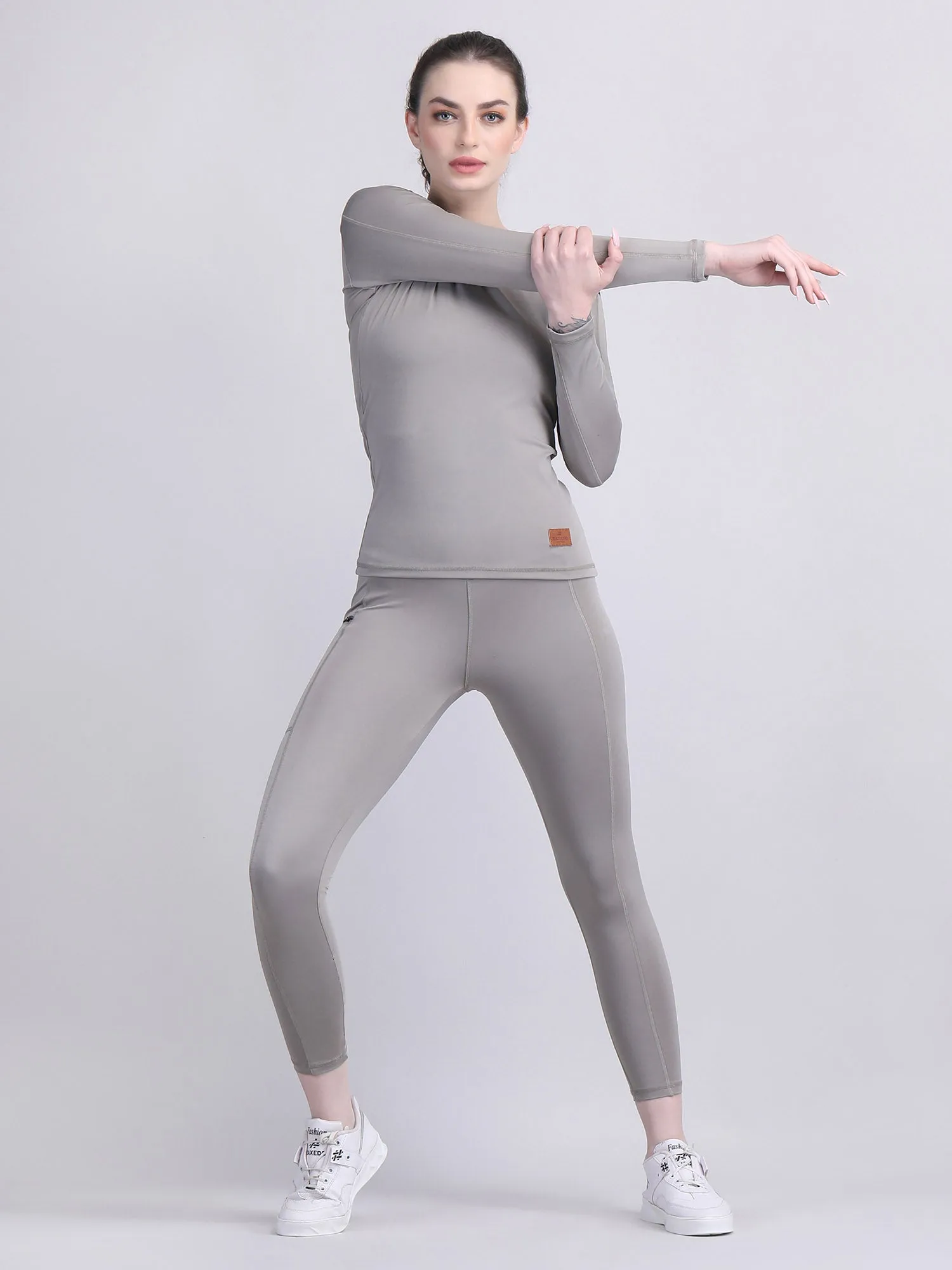 Women sporty co ord set - compression Set
