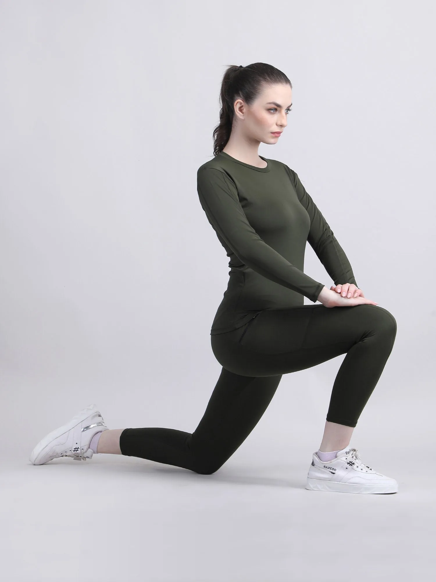 Women sporty co ord set - compression Set