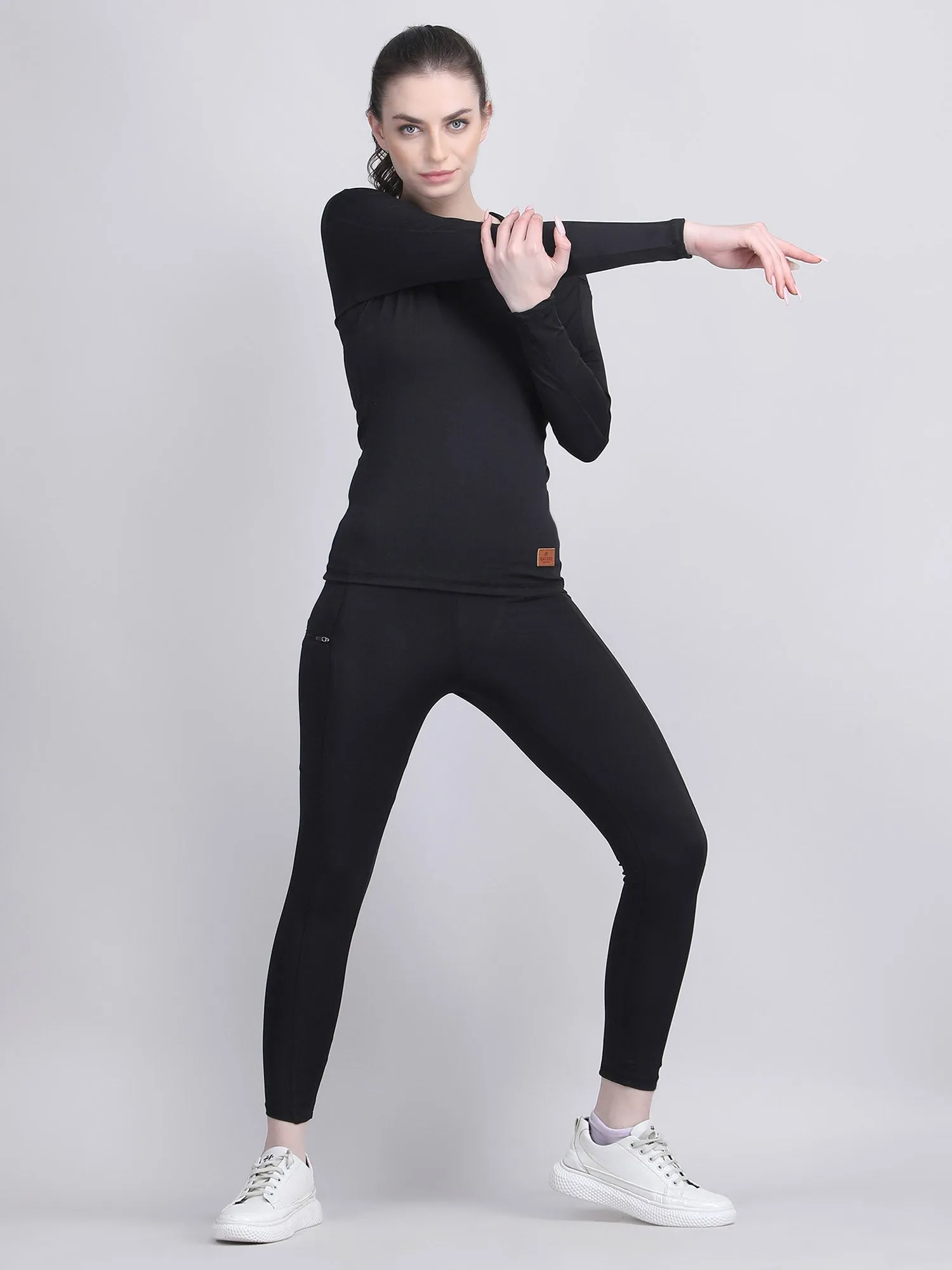 Women sporty co ord set - compression Set