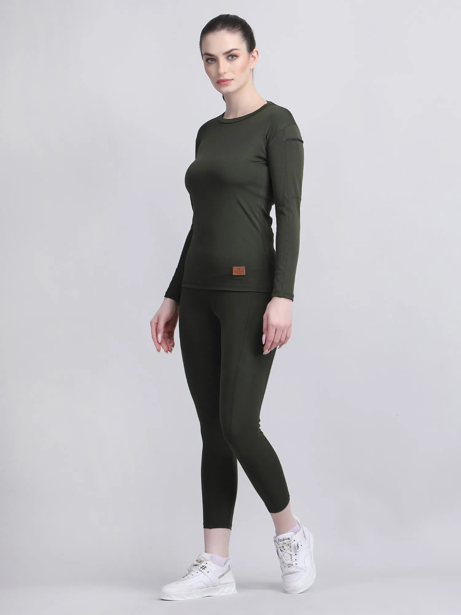 Women sporty co ord set - compression Set