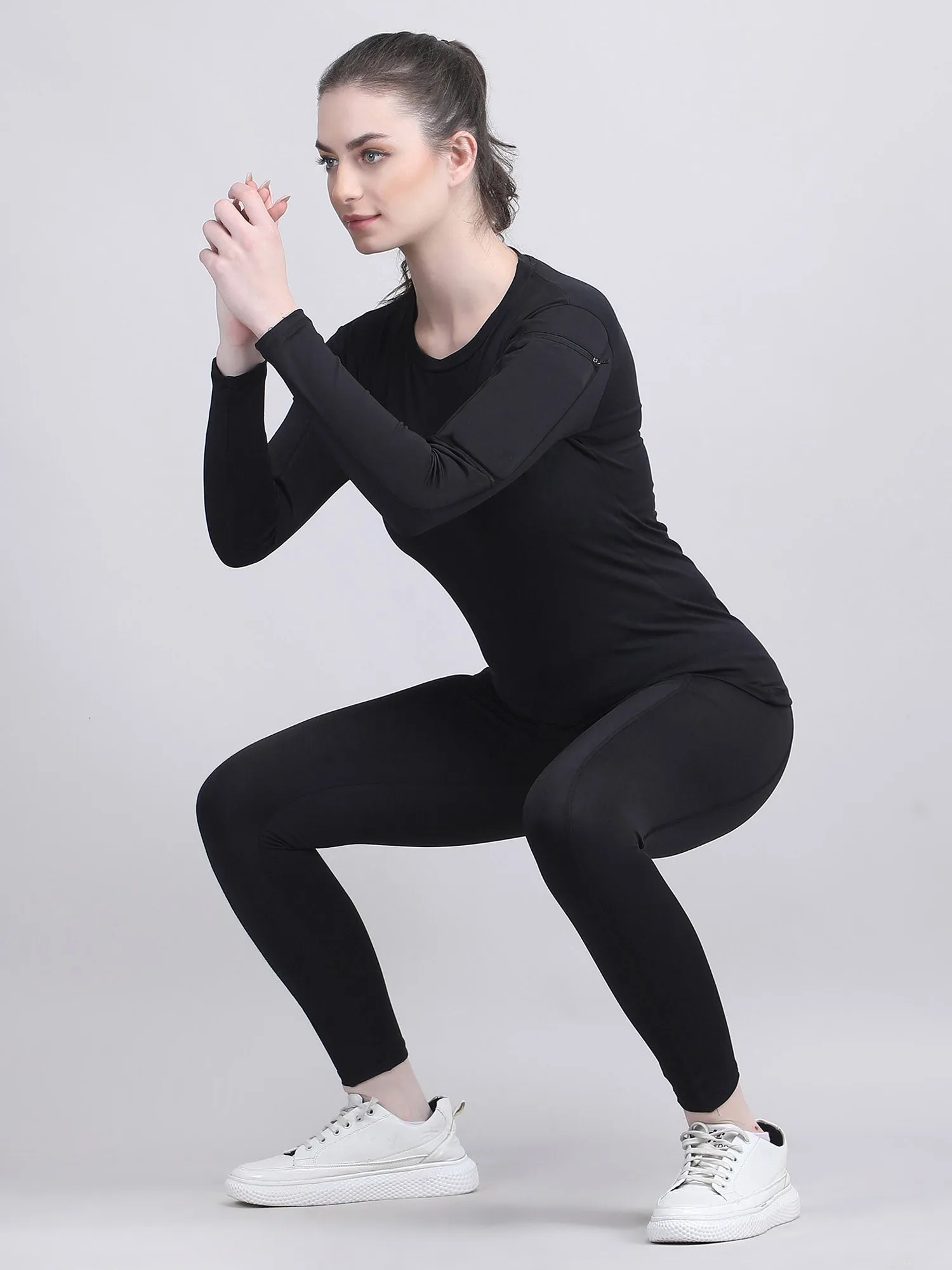 Women sporty co ord set - compression Set