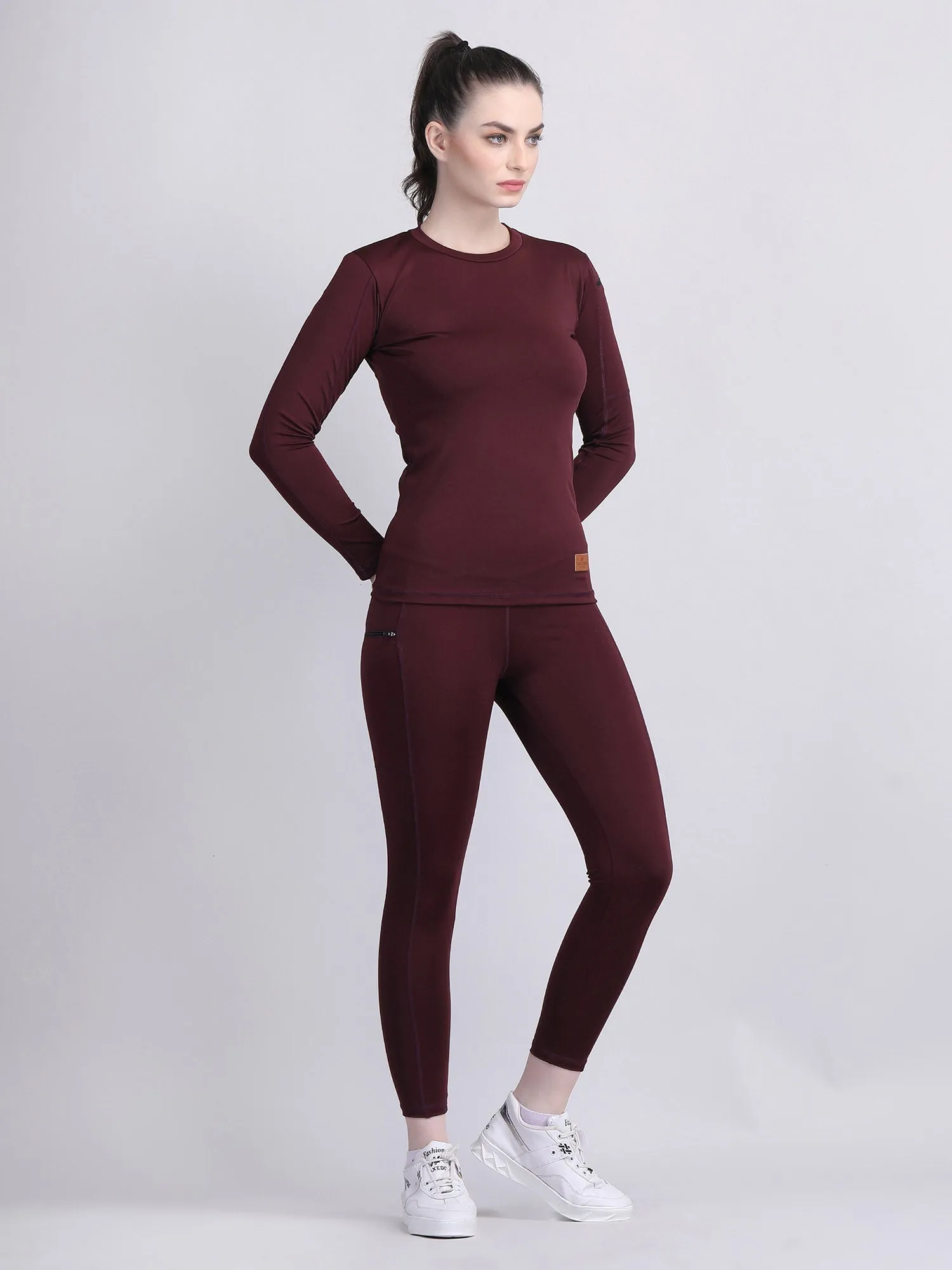 Women sporty co ord set - compression Set