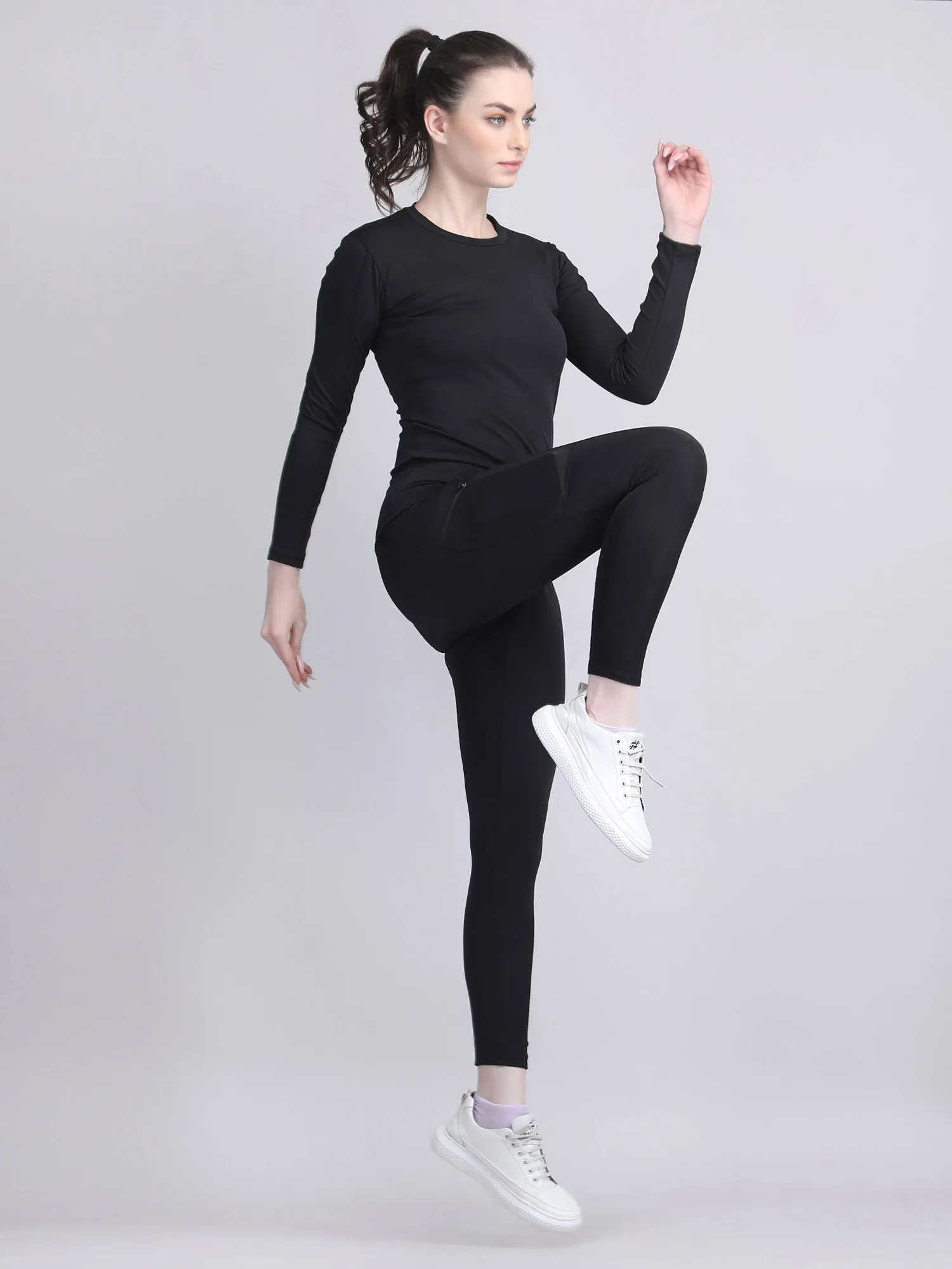Women sporty co ord set - compression Set