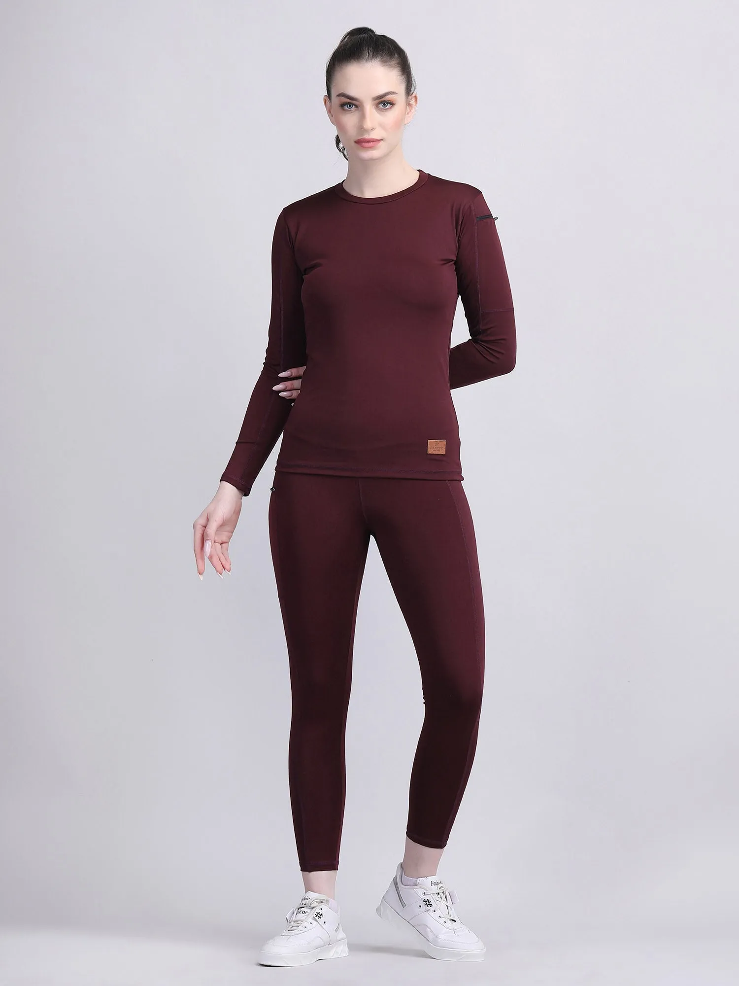 Women sporty co ord set - compression Set