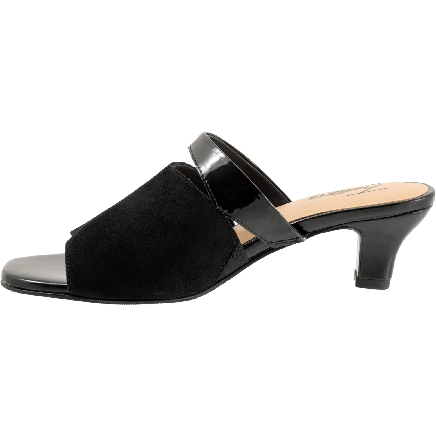 Women's Trotters Ninette Black Suede