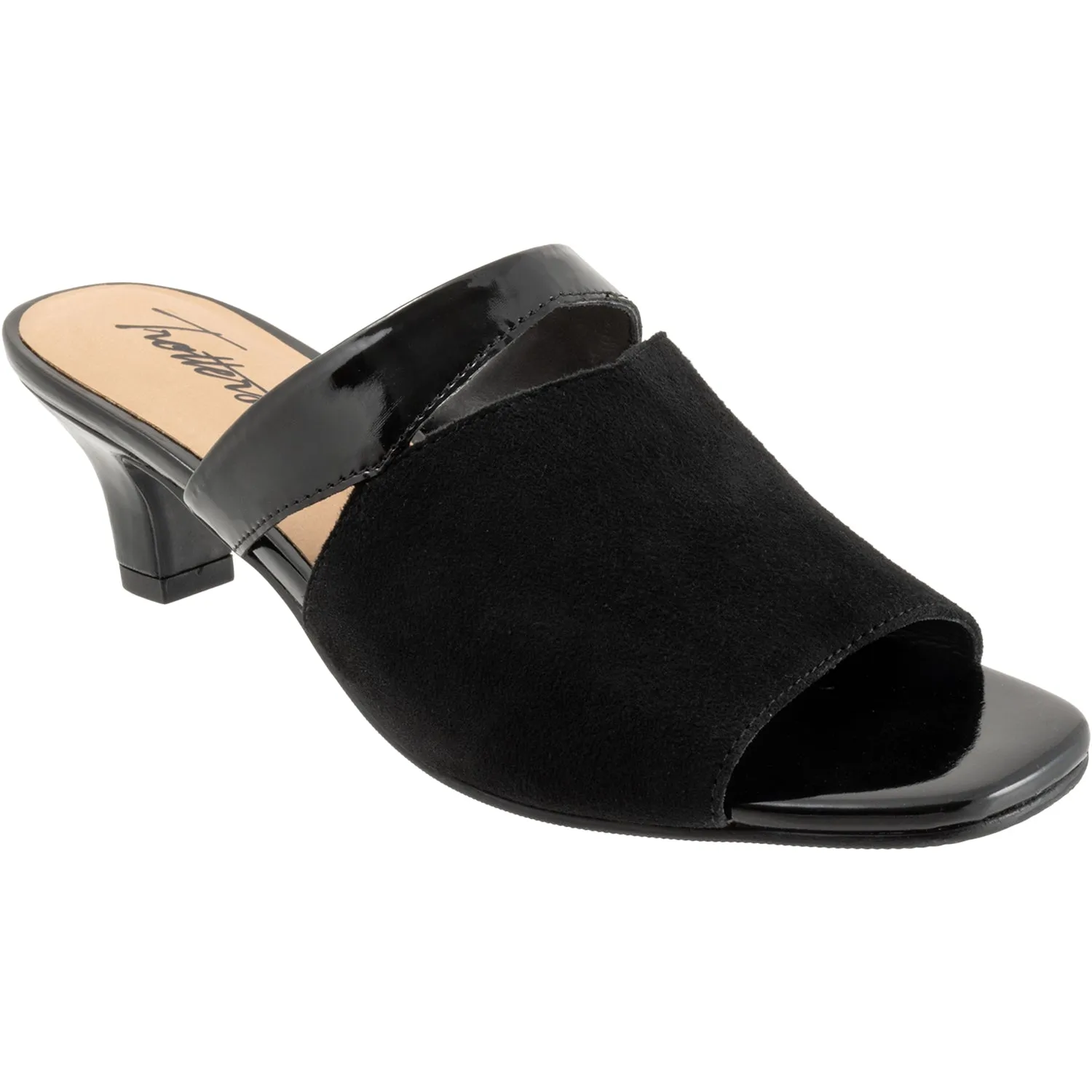 Women's Trotters Ninette Black Suede