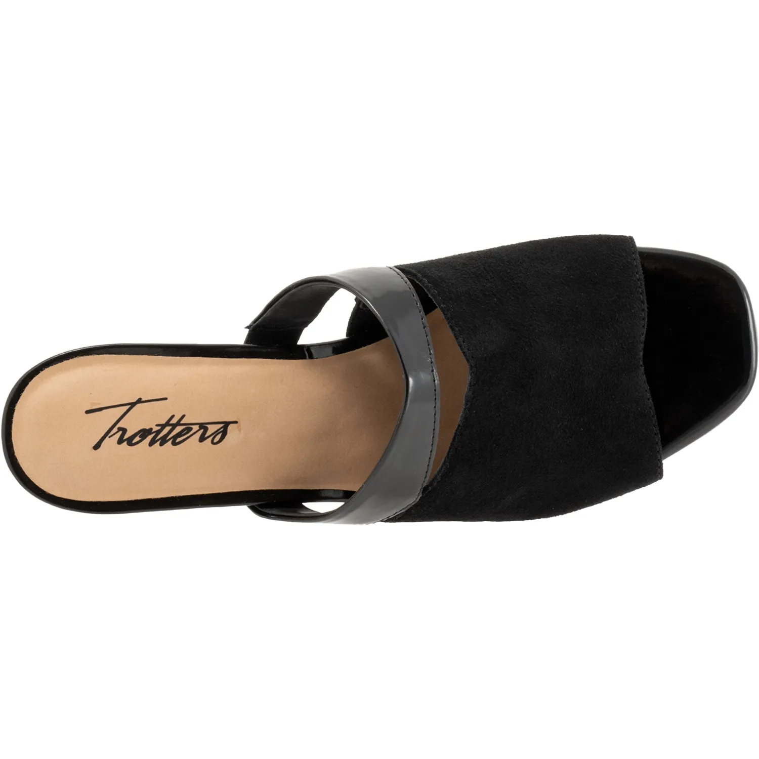 Women's Trotters Ninette Black Suede