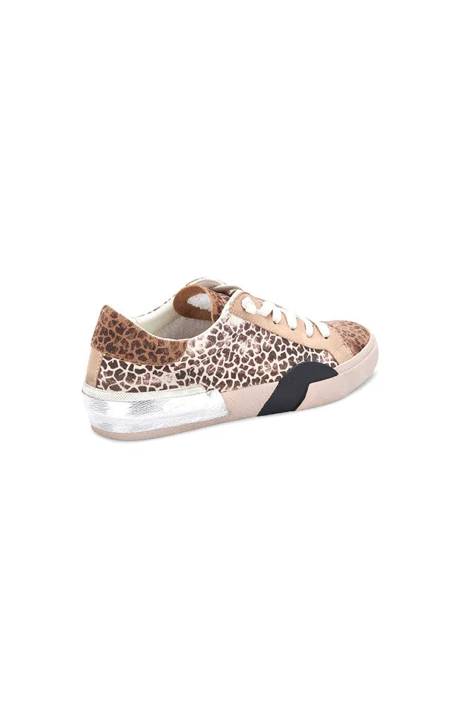Zina Sneaker in Leopard Dusted Suede